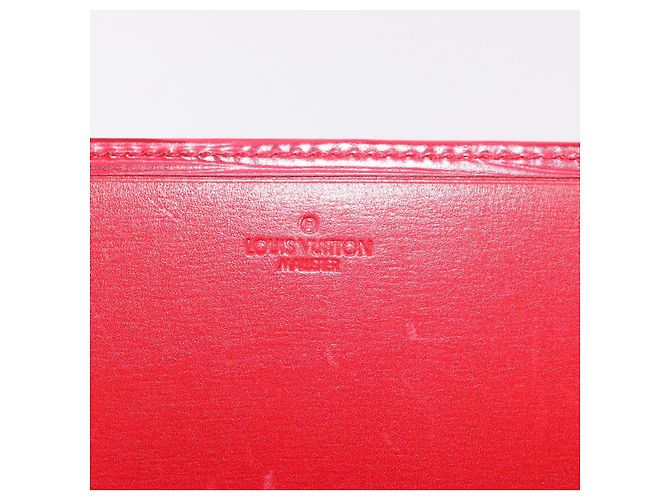 LOUIS VUITTON Epi Wallet 2 Set Red LV Auth 187468A Rosso - vista 15