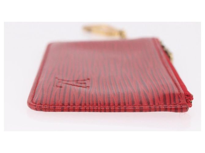 LOUIS VUITTON Epi Wallet 2 Set Red LV Auth 187468A Rosso - vista 20