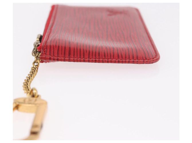 LOUIS VUITTON Epi Wallet 2 Set Red LV Auth 187468A Rosso - vista 21