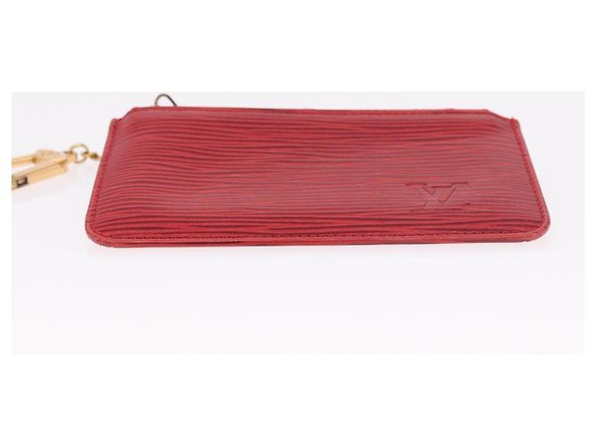 LOUIS VUITTON Epi Wallet 2 Set Red LV Auth 187468A Rosso - vista 24
