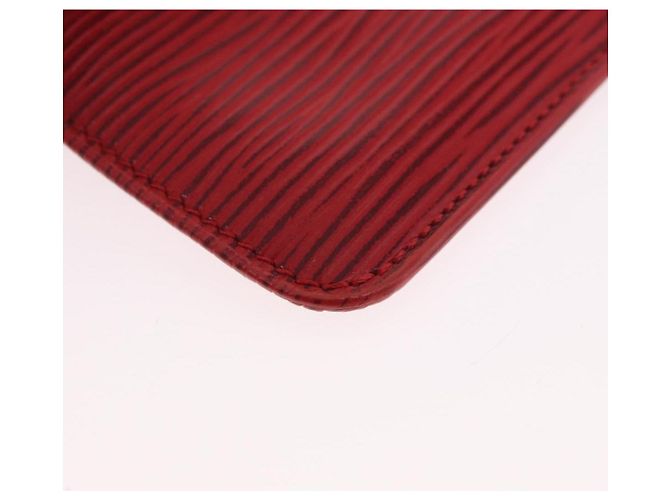 LOUIS VUITTON Epi Wallet 2 Set Red LV Auth 187468A Rosso - vista 25