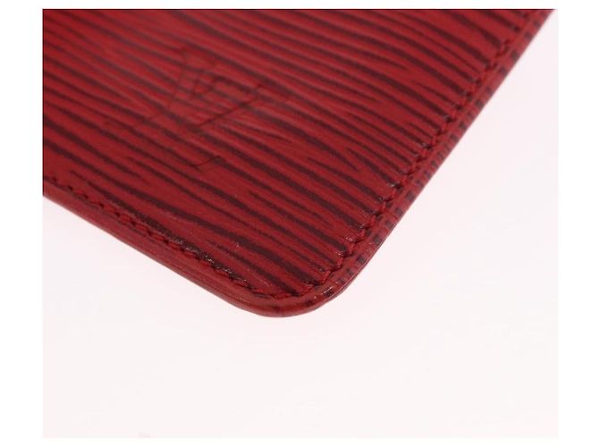 LOUIS VUITTON Epi Wallet 2 Set Red LV Auth 187468A Rosso - vista 26