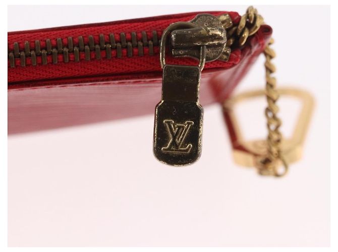 LOUIS VUITTON Epi Wallet 2 Set Red LV Auth 187468A Rosso - vista 29