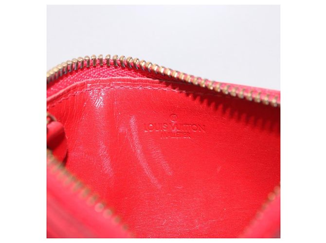 LOUIS VUITTON Epi Wallet 2 Set Red LV Auth 187468A Rosso - vista 30