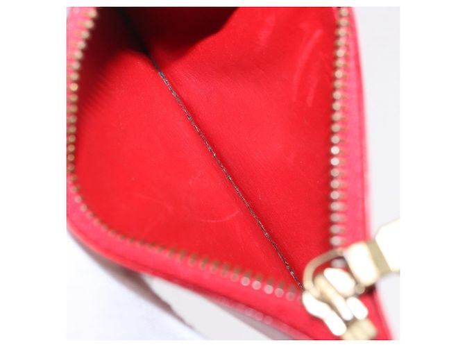 LOUIS VUITTON Epi Wallet 2 Set Red LV Auth 187468A Rosso - vista 31