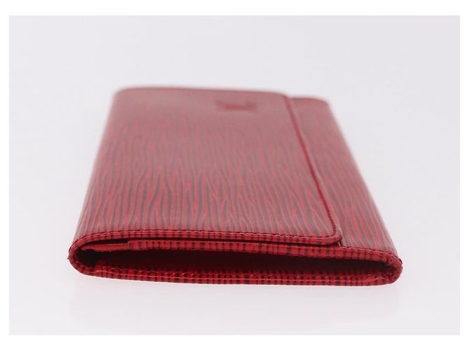 LOUIS VUITTON Epi Wallet 2 Set Red LV Auth 187468A Rosso - vista 5