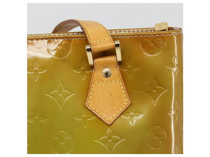 LOUIS VUITTON Borsa Monogram Vernis Houston Baby Blue M91005 LV Auth hk3835 Blu chiaro - vista 19