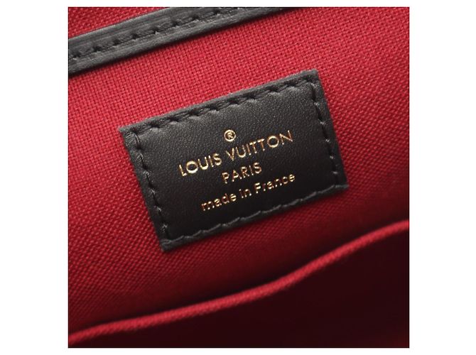 Zaino/Borsa Louis Vuitton Montsouris NM BB Marrone Nero - vista 4
