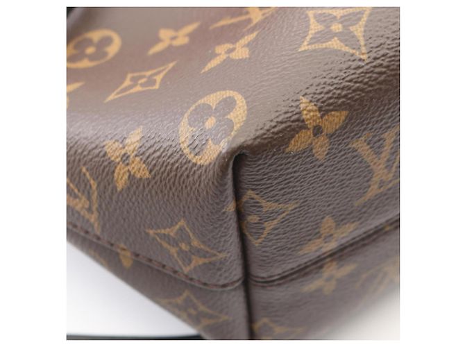Zaino/Borsa Louis Vuitton Montsouris NM BB Marrone Nero - vista 6