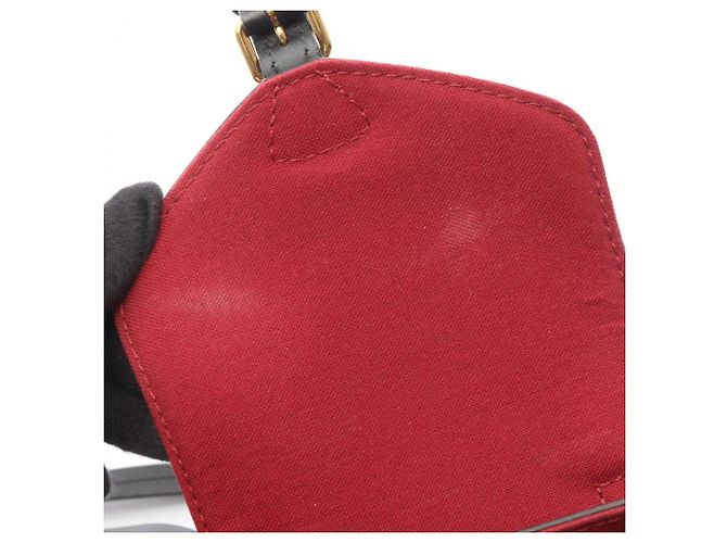 Zaino/Borsa Louis Vuitton Montsouris NM BB Marrone Nero - vista 7