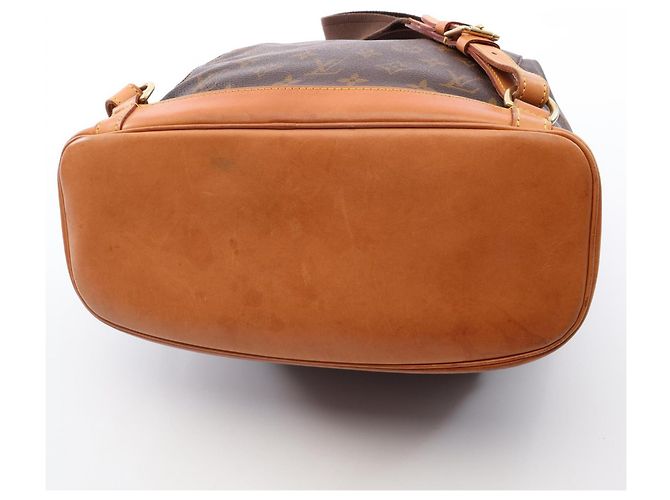 Mochila/Bolso Louis Vuitton Montsouris GM Monogram Castaño - vista 10