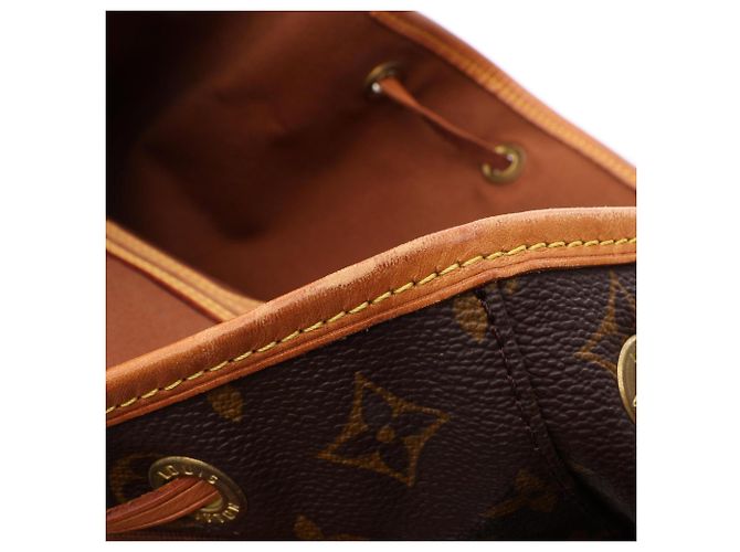 Mochila/Bolso Louis Vuitton Montsouris GM Monogram Castaño - vista 13
