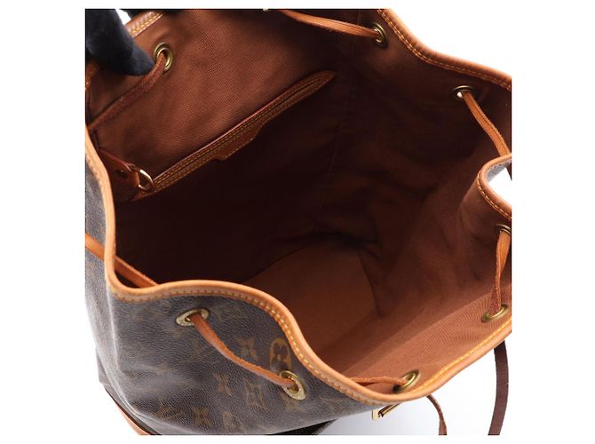 Mochila/Bolso Louis Vuitton Montsouris GM Monogram Castaño - vista 3