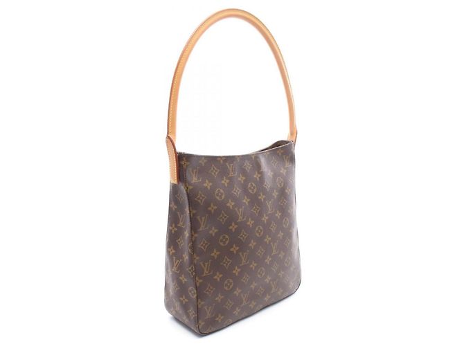 Borsa a Spalla Louis Vuitton Looping GM Marrone - vista 2