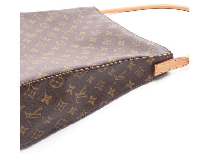 Borsa a Spalla Louis Vuitton Looping GM Marrone - vista 6