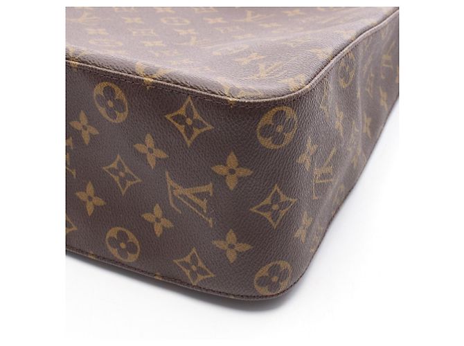Borsa a Spalla Louis Vuitton Looping GM Marrone - vista 7