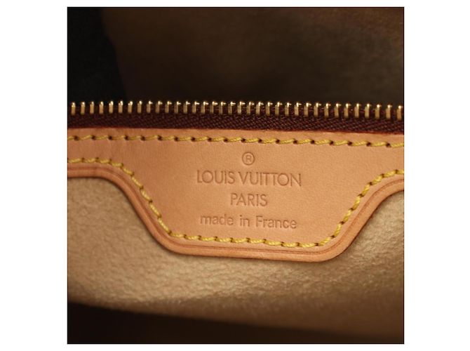 Borsa a Spalla Louis Vuitton Looping GM Monogram Marrone - vista 4
