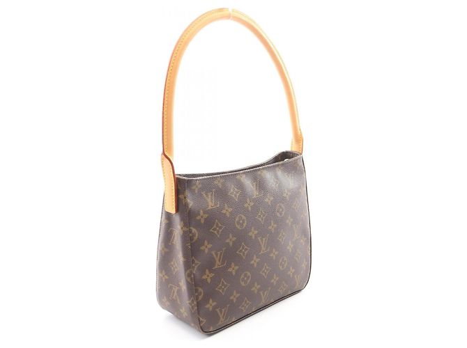 Borsa a Spalla Louis Vuitton Looping MM Marrone - vista 2
