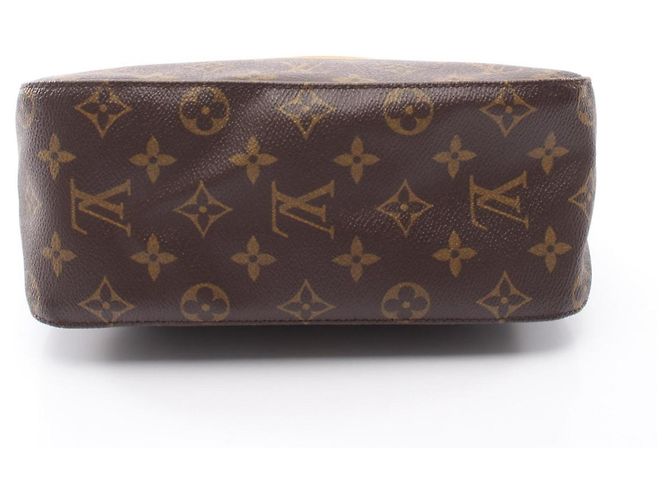 Borsa a tracolla Louis Vuitton Looping MM Monogram Marrone - vista 6