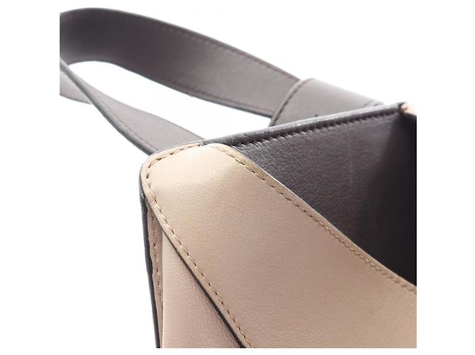 Loewe Hammock Medium 2-Way Handtasche Braun Beige - Ansicht 12
