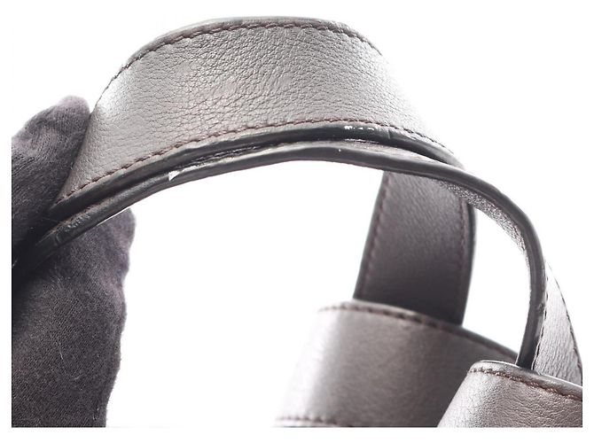Loewe Hammock Medium 2-Way Handtasche Braun Beige - Ansicht 13