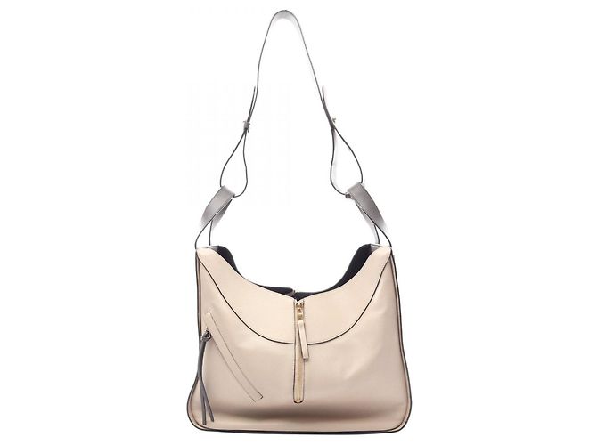 Loewe Hammock Medium 2-Way Handtasche Braun Beige - Ansicht 5