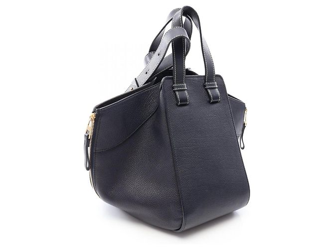 Bolsa de mão 2 vias Hammock Small Loewe Preto Azul marinho - vista 2