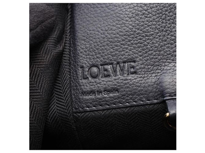 Bolsa de mão 2 vias Hammock Small Loewe Preto Azul marinho - vista 4