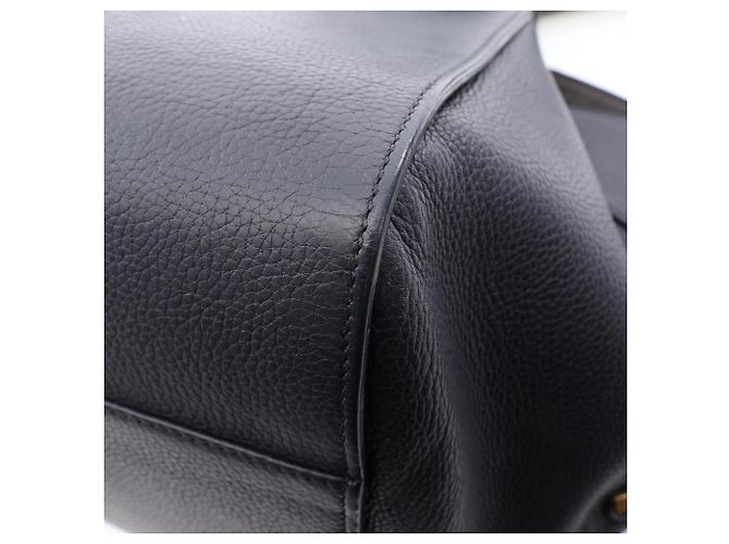 Bolsa de mão 2 vias Hammock Small Loewe Preto Azul marinho - vista 6