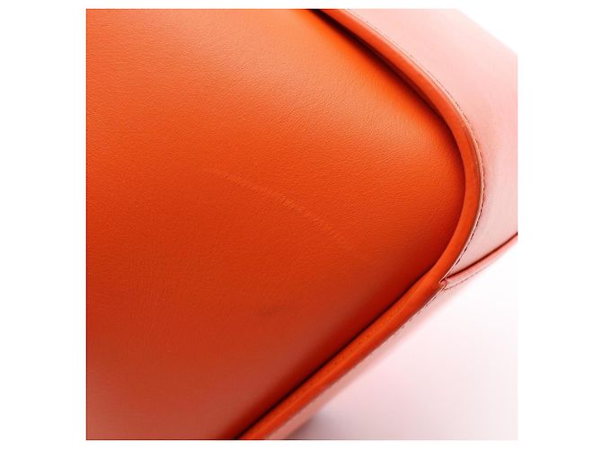 Borsa a mano 2-Way Hammock Compact in pelle arancione Loewe - vista 9