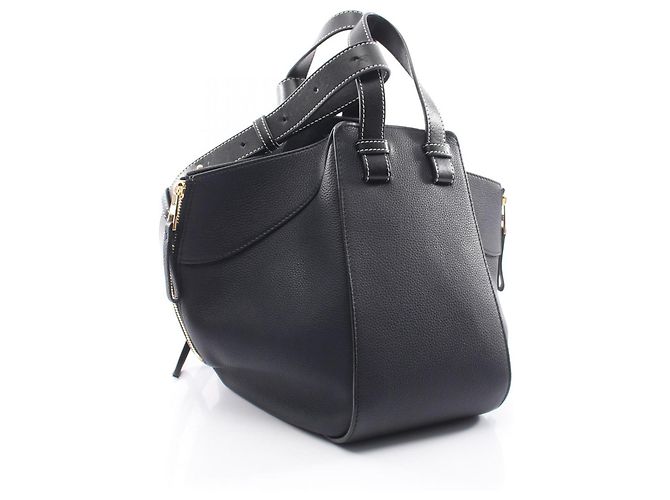 Loewe Hammock Small 2-Way Handtasche Schwarz Marineblau - Ansicht 2