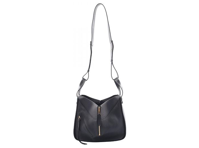 Loewe Hammock Small 2-Way Handtasche Schwarz Marineblau - Ansicht 5