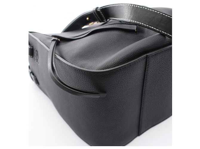 Loewe Hammock Small 2-Way Handtasche Schwarz Marineblau - Ansicht 8