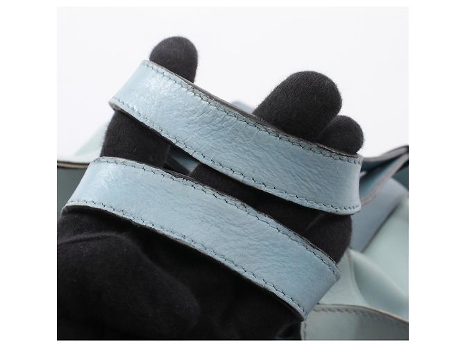 Borsa a mano in pelle Loewe Hammock Small 2-Way Blu - vista 10