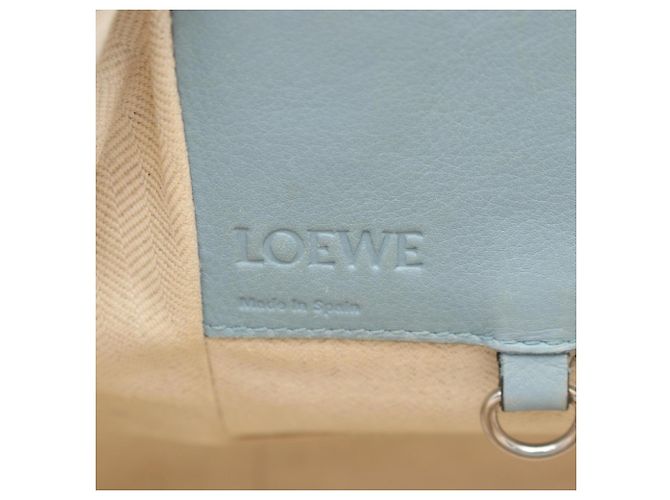 Borsa a mano in pelle Loewe Hammock Small 2-Way Blu - vista 4