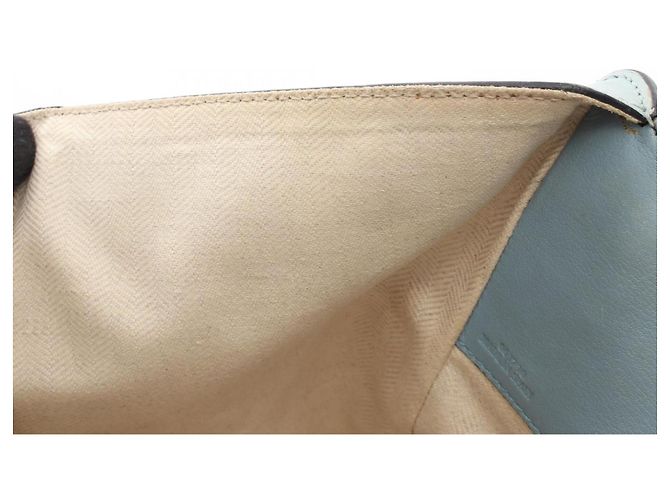 Borsa a mano in pelle Loewe Hammock Small 2-Way Blu - vista 9