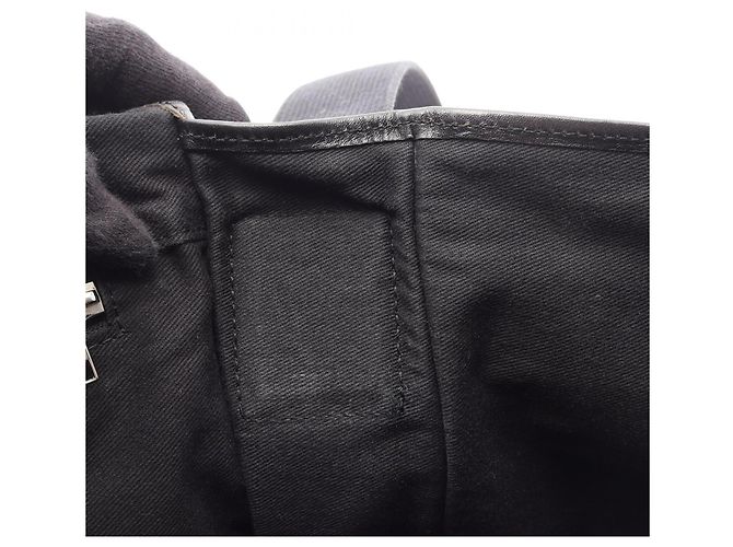 Borsa a Spalla Loewe Anagram Nero Beige - vista 5