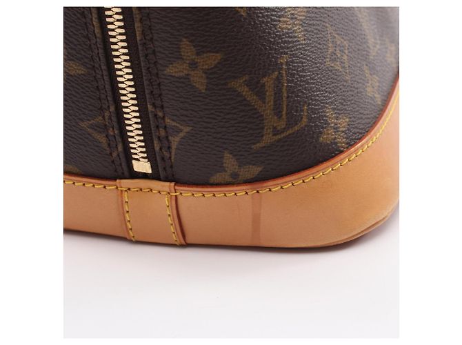 Borsa Louis Vuitton Alma PM Monogram Marrone - vista 8