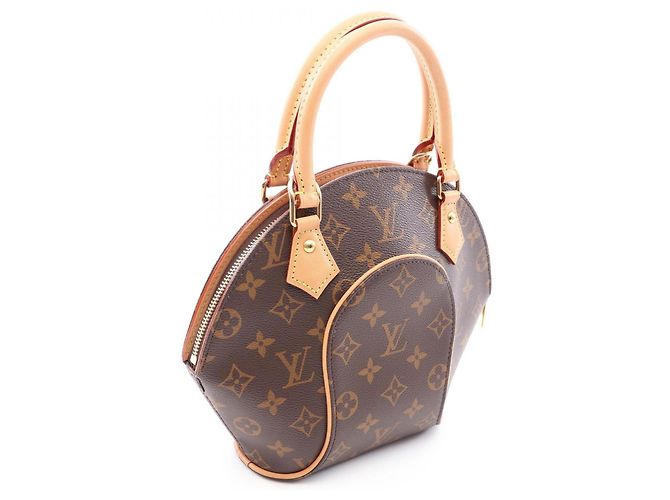 Borsa Louis Vuitton Ellipse PM Monogram Marrone - vista 2