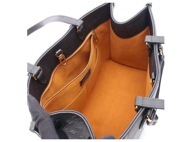 Borsa Tote Louis Vuitton OnTheGo MM Nero - vista 3