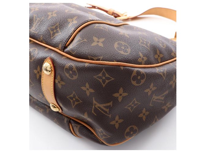 Borsa a Spalla Louis Vuitton Galliera PM Monogram Marrone - vista 10
