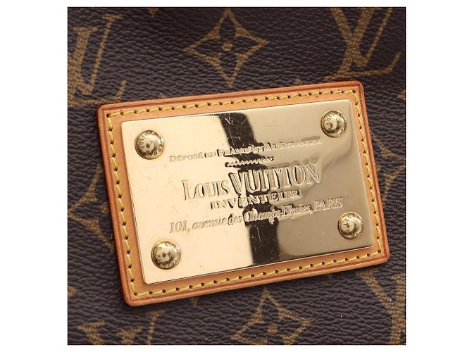 Borsa a Spalla Louis Vuitton Galliera PM Monogram Marrone - vista 11