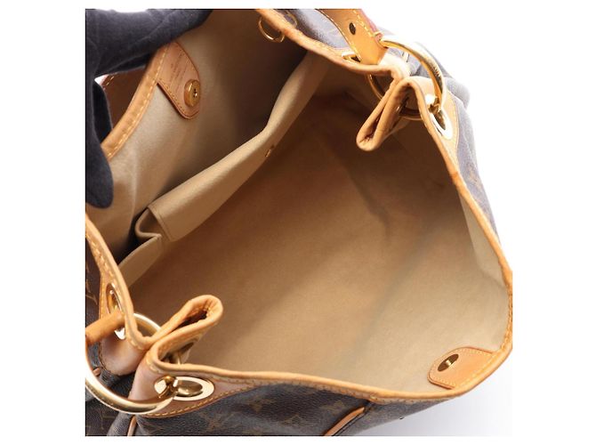 Borsa a Spalla Louis Vuitton Galliera PM Monogram Marrone - vista 3