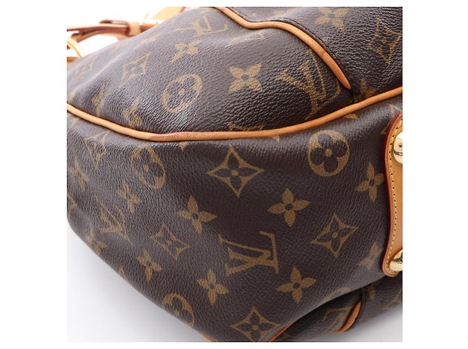 Borsa a Spalla Louis Vuitton Galliera PM Monogram Marrone - vista 9