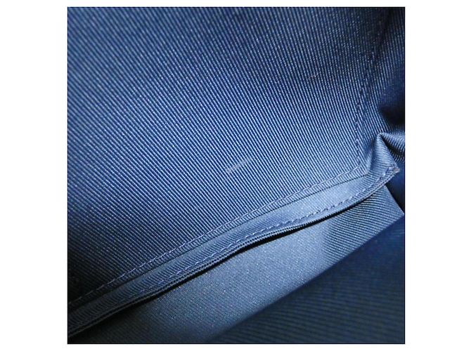 Borsa a tracolla Louis Vuitton Monogram Denim Soft Trunk Blu navy - vista 6