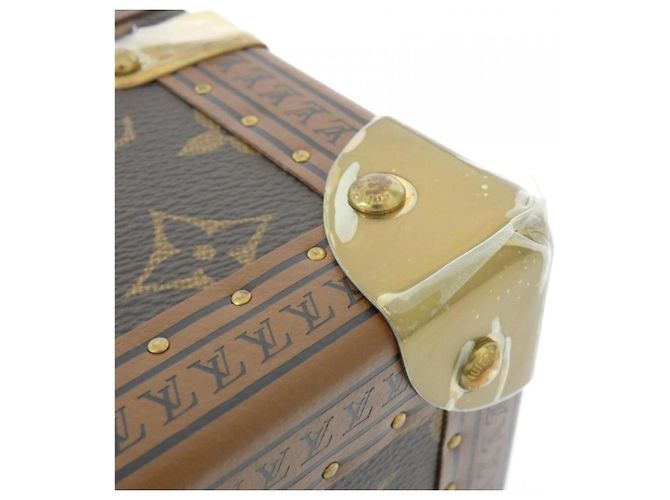 Louis Vuitton Monogram Coffret Trésor Jewelry Case Castaño - vista 3