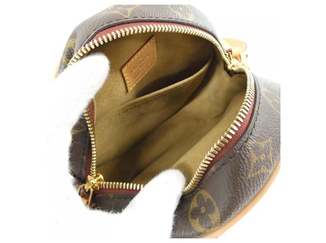 Borsa a Spalla Louis Vuitton Monogram Boite Chapeau Souple PM Marrone - vista 8
