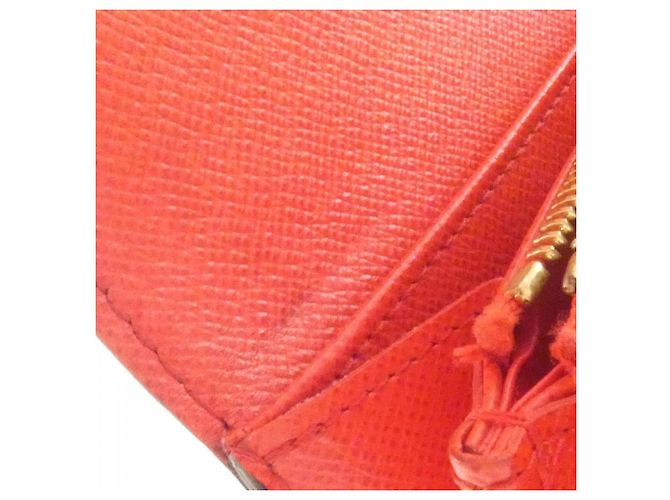 Cartera Louis Vuitton Monogram Portefeuille Sarah Castaño Roja - vista 7