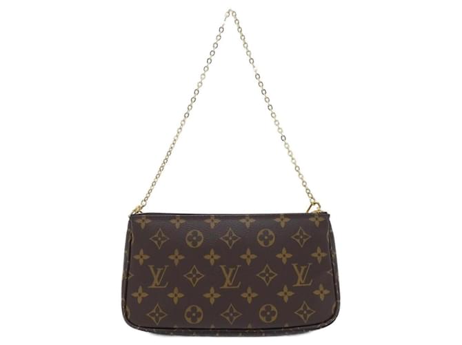 Louis Vuitton Monogram Multi Pochette Accessoires Marrone Cachi - vista 2