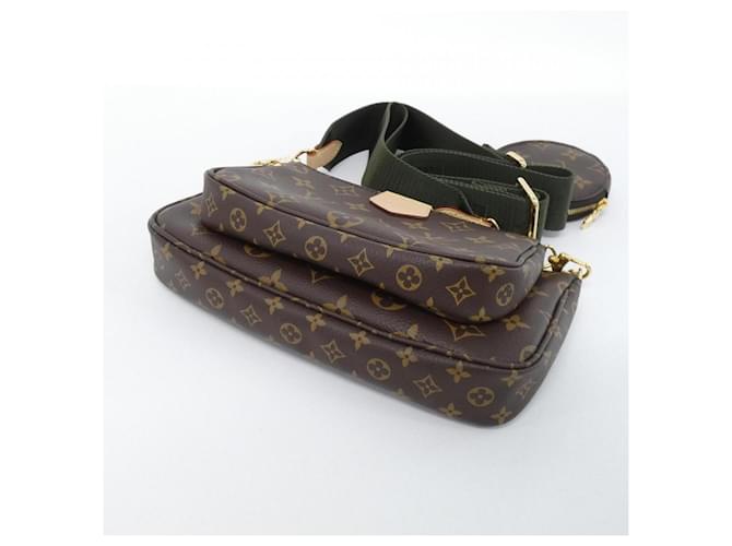 Louis Vuitton Monogram Multi Pochette Accessoires Marrone Cachi - vista 3
